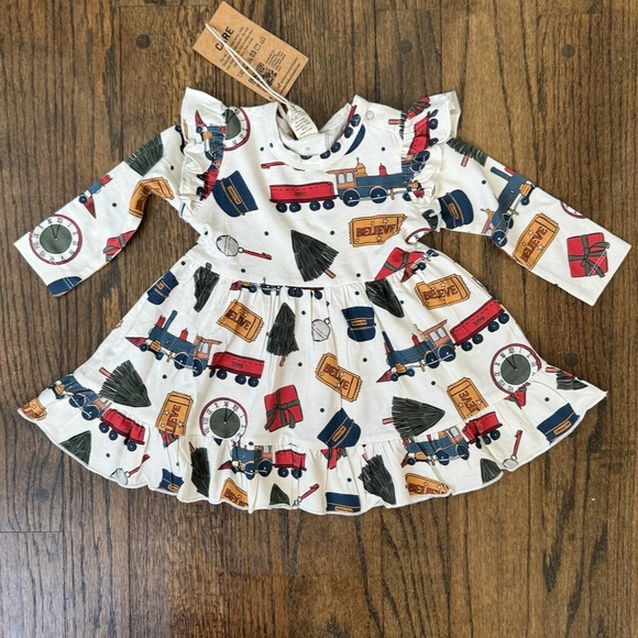 Baby girl Polar Express dress - Picture 1 of 3